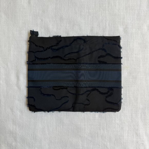 Christian Dior Book Tote Pouch – Navy Embroidered - Picture 3 of 3